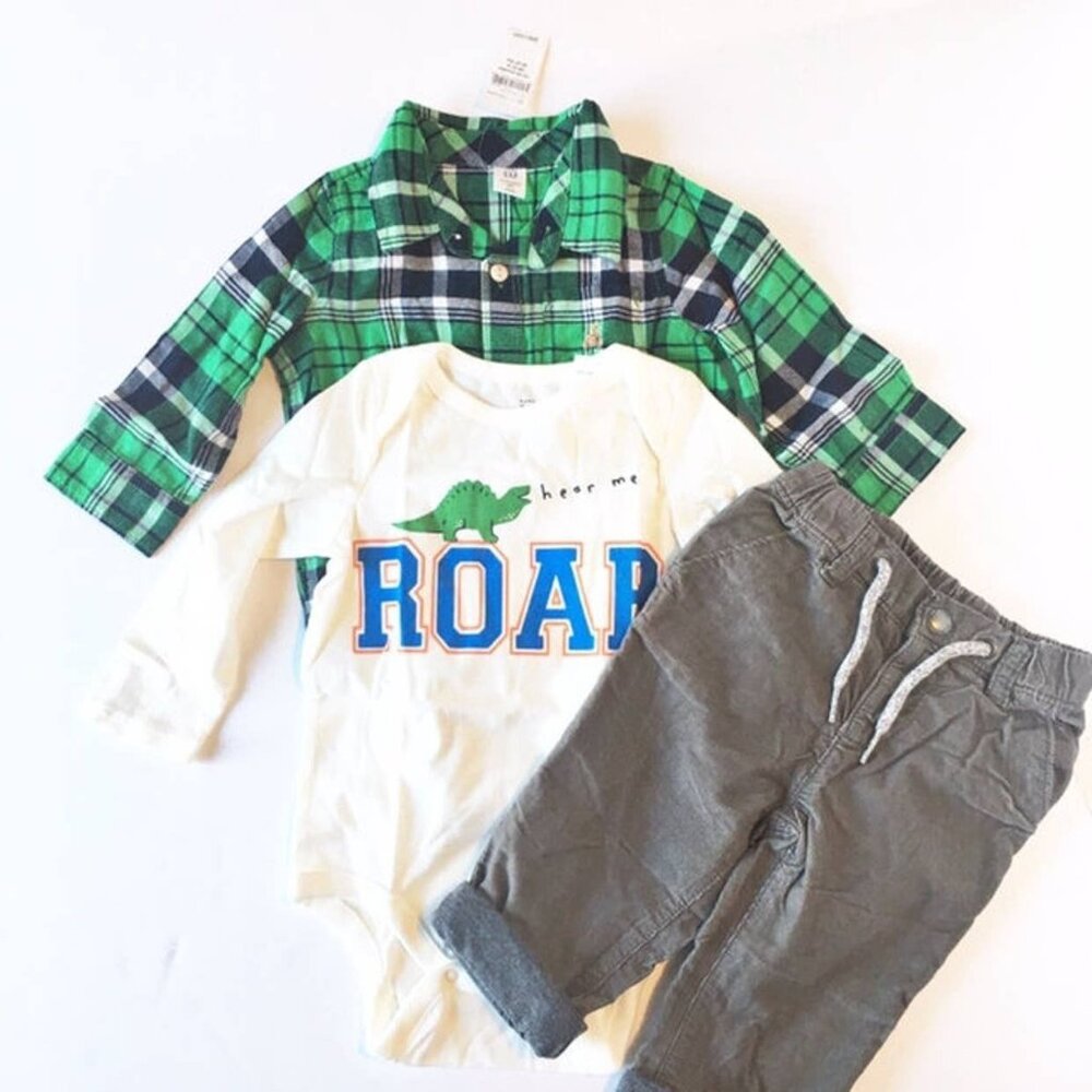 NWT Gap Plaid Outfit